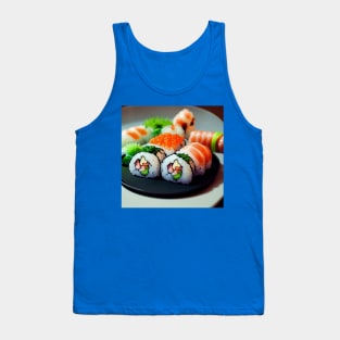 Kawaii Anime Sushi Tank Top